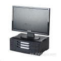 Soporte de monitor de diseño ergonómico de plástico para oficina